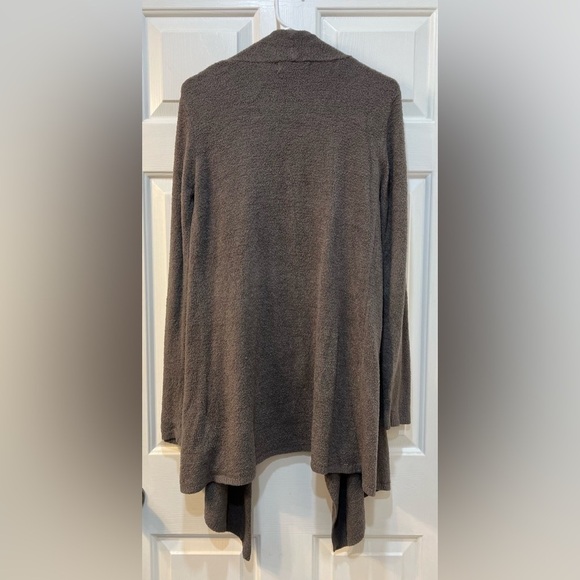 Barefoot Dreams Bamboo Chic Lite Knit Calypso Wrap S/M Taupe Cozy Grandma Cabin - Picture 2 of 9